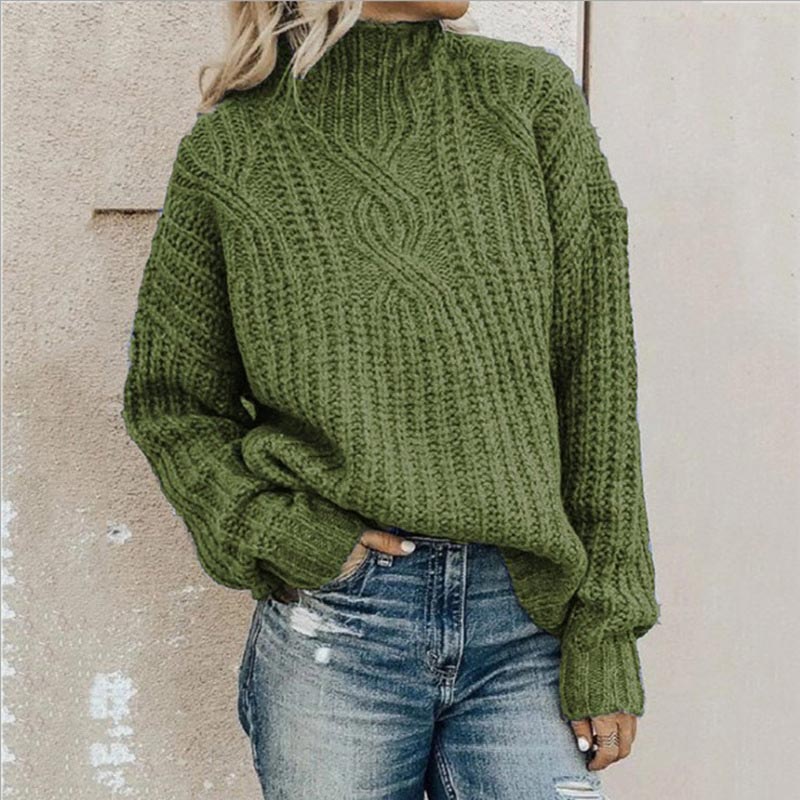 Drune Übergröße Rollkragenpullover 0
