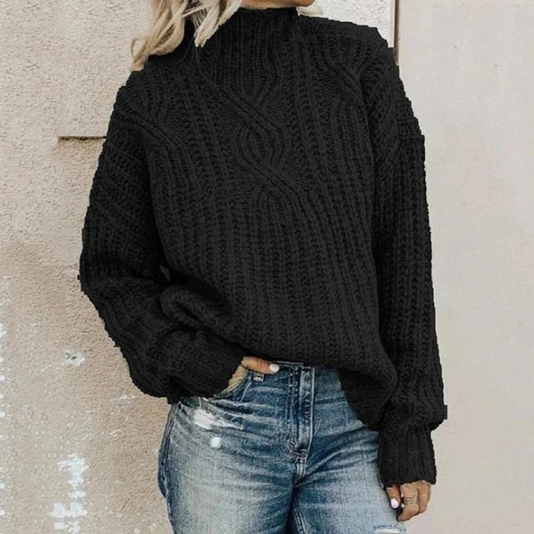 Drune Übergröße Rollkragenpullover 1