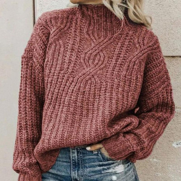Drune Übergröße Rollkragenpullover 2