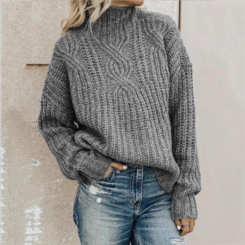 Drune Übergröße Rollkragenpullover 3