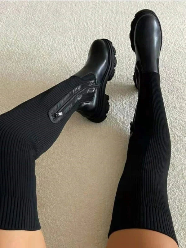 Drune | Luxuriöse Overknee-Stiefel 8