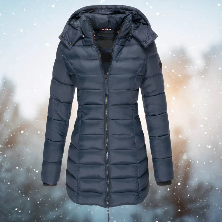 Drune | Taillierter Winter-Puffermantel für Damen 0