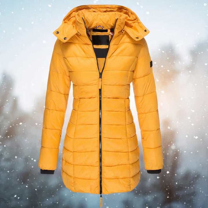 Drune | Taillierter Winter-Puffermantel für Damen 1