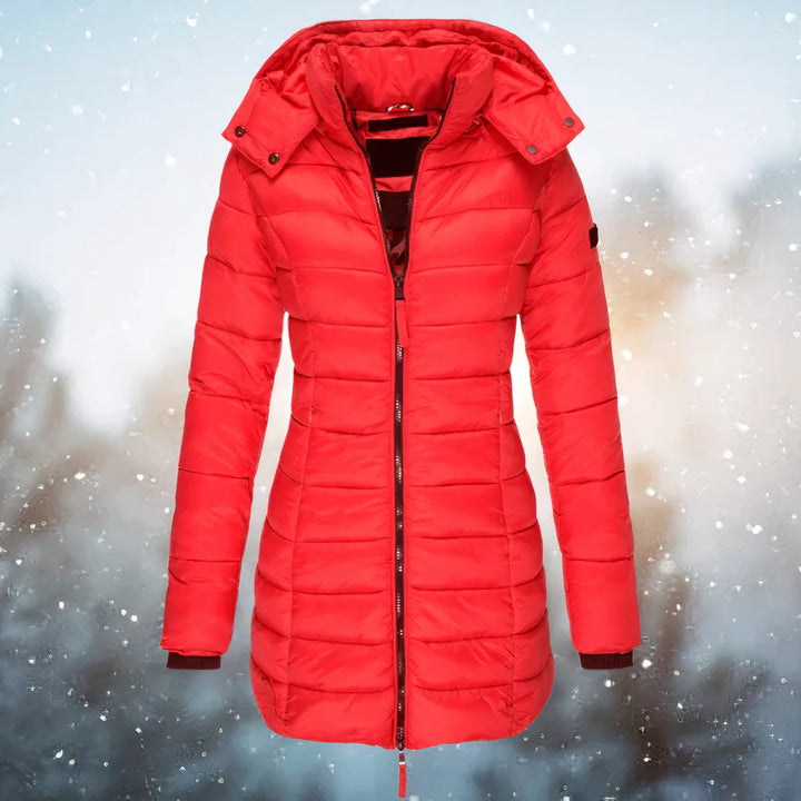 Drune | Taillierter Winter-Puffermantel für Damen 4