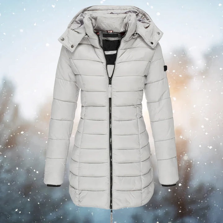 Drune | Taillierter Winter-Puffermantel für Damen 5