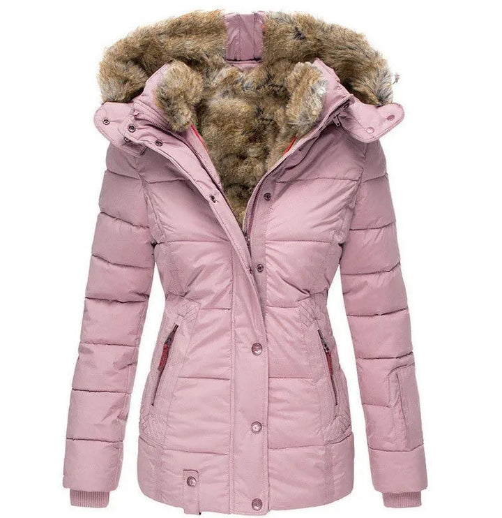 Drune | Warme Winterjacke Mit Pelzfutter Für Damen 7