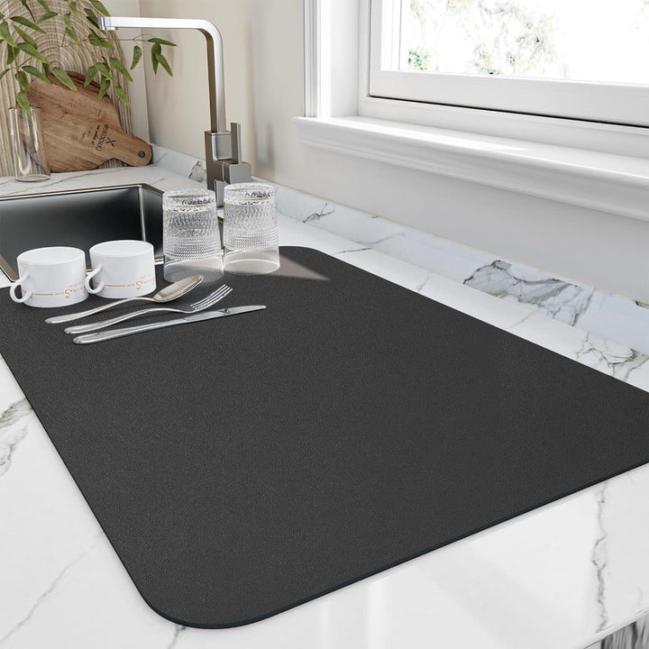 DryEase | Quick-Dry Absorbent Dish Mat for Kitchen Counters and Tabletops 0