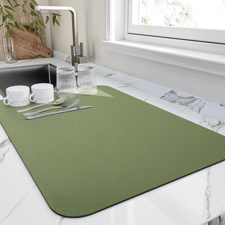 DryEase | Quick-Dry Absorbent Dish Mat for Kitchen Counters and Tabletops 6