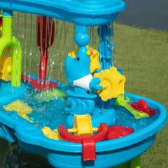 Durable 3-in-1 Sand and Water Table for Kids – Outdoor Play with 15 Accessories 3