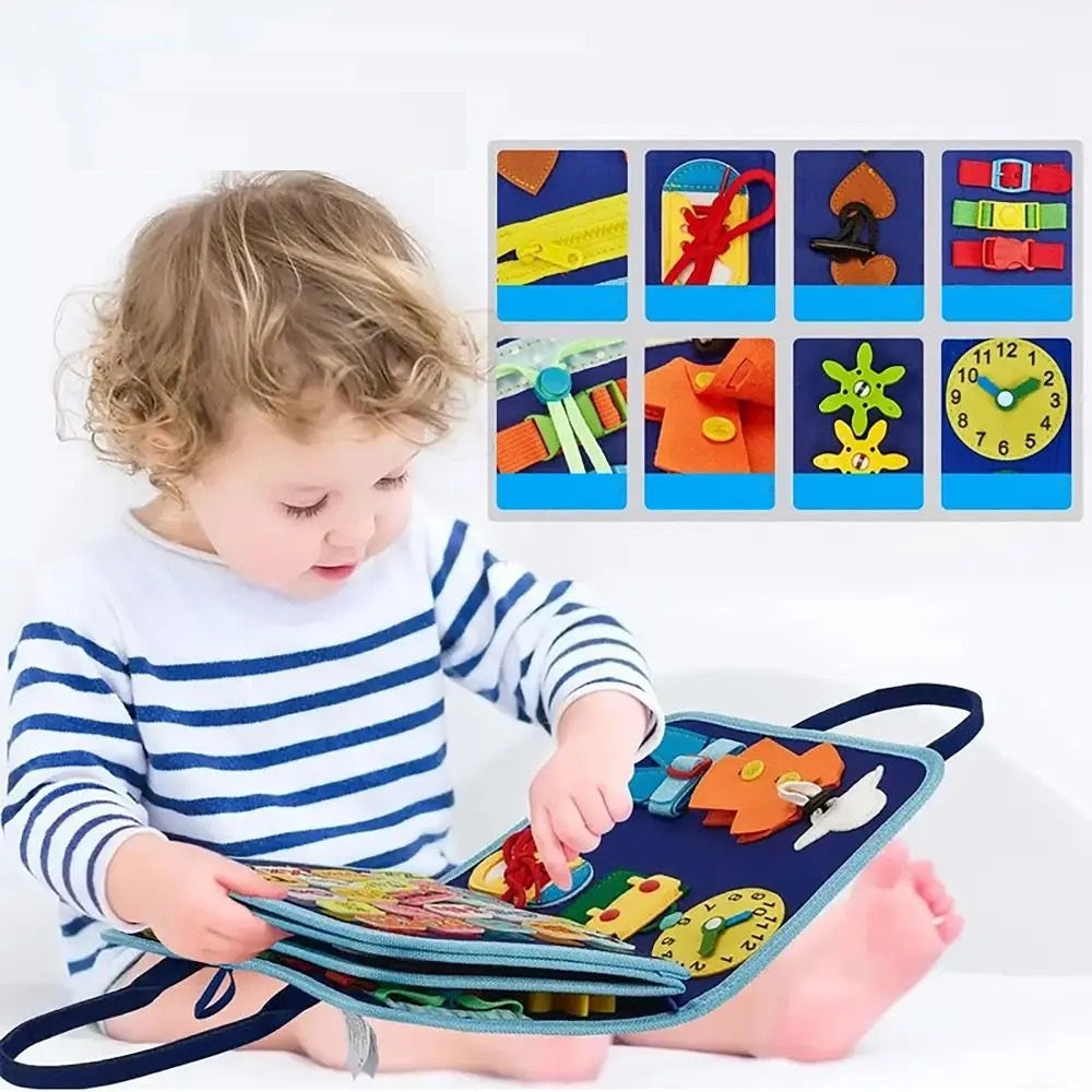 Early Learning Montessori Activity Book – Felt Busy Book for Toddlers and Preschoolers 1