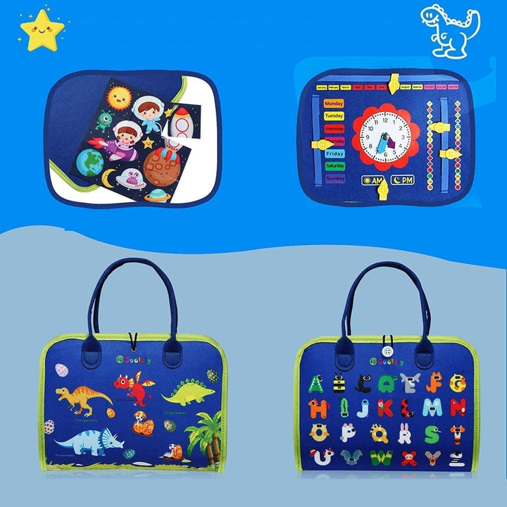 Early Learning Montessori Activity Book – Felt Busy Book for Toddlers and Preschoolers 2