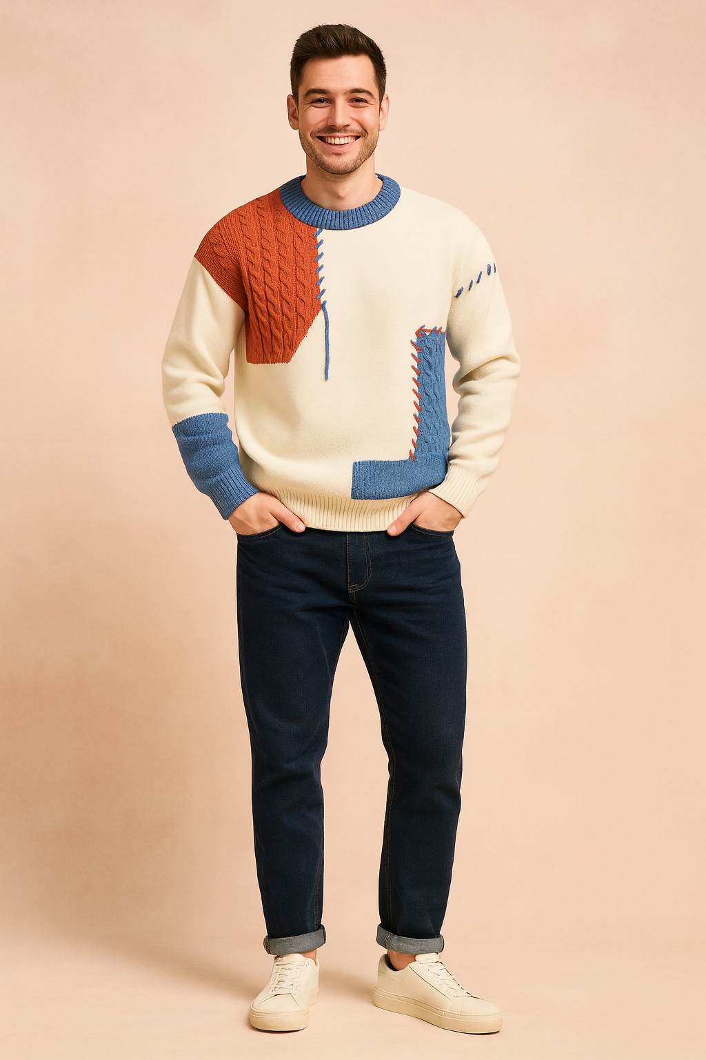 Edric | Crew Neck Knitted Sweater 0