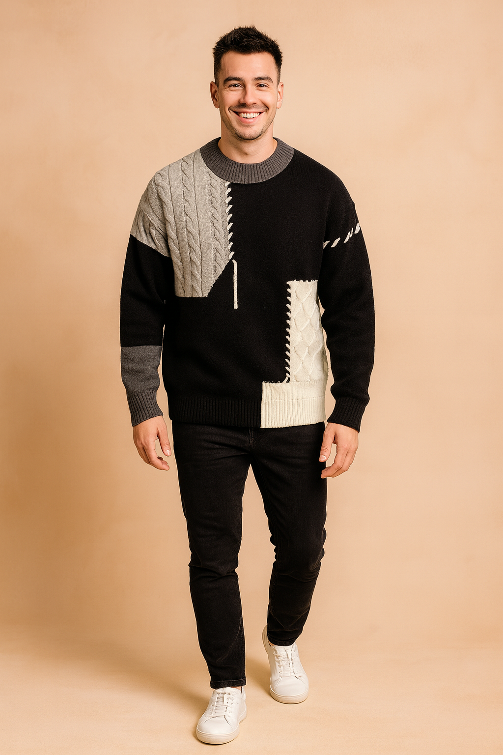 Edric | Crew Neck Knitted Sweater 2