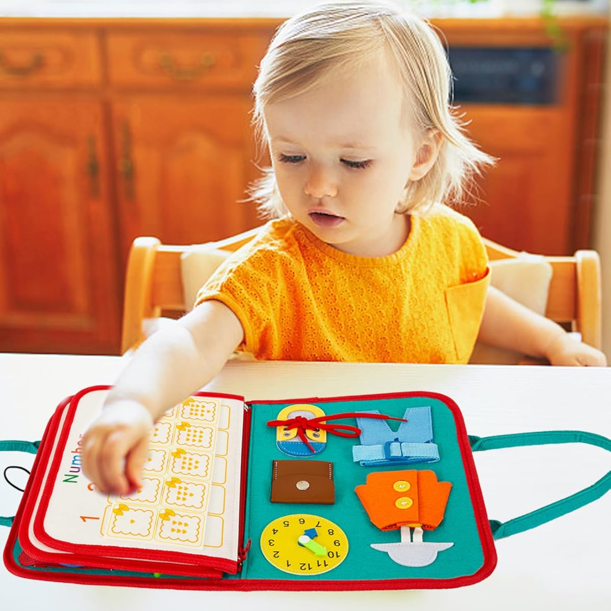 EduPlay | Soft Activity Learning Book for Toddlers with Engaging Designs 0