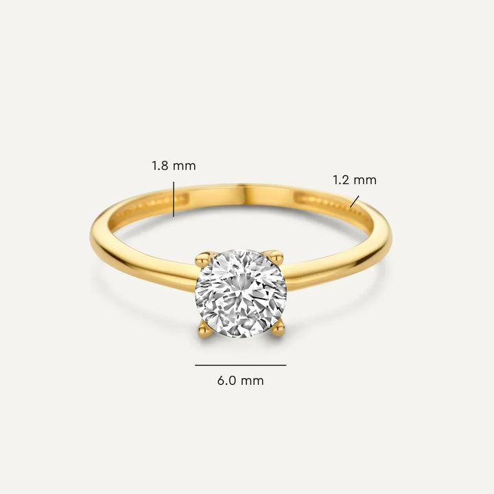 El Playa Gold Ring – Minimalist Design, Elegant and Comfortable, Perfect for Everyday Wear 2
