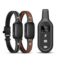 Electric dog training collar with remote control, waterproof, 16 adjustable shock levels, 1000 m range, beep and vibration modes 1