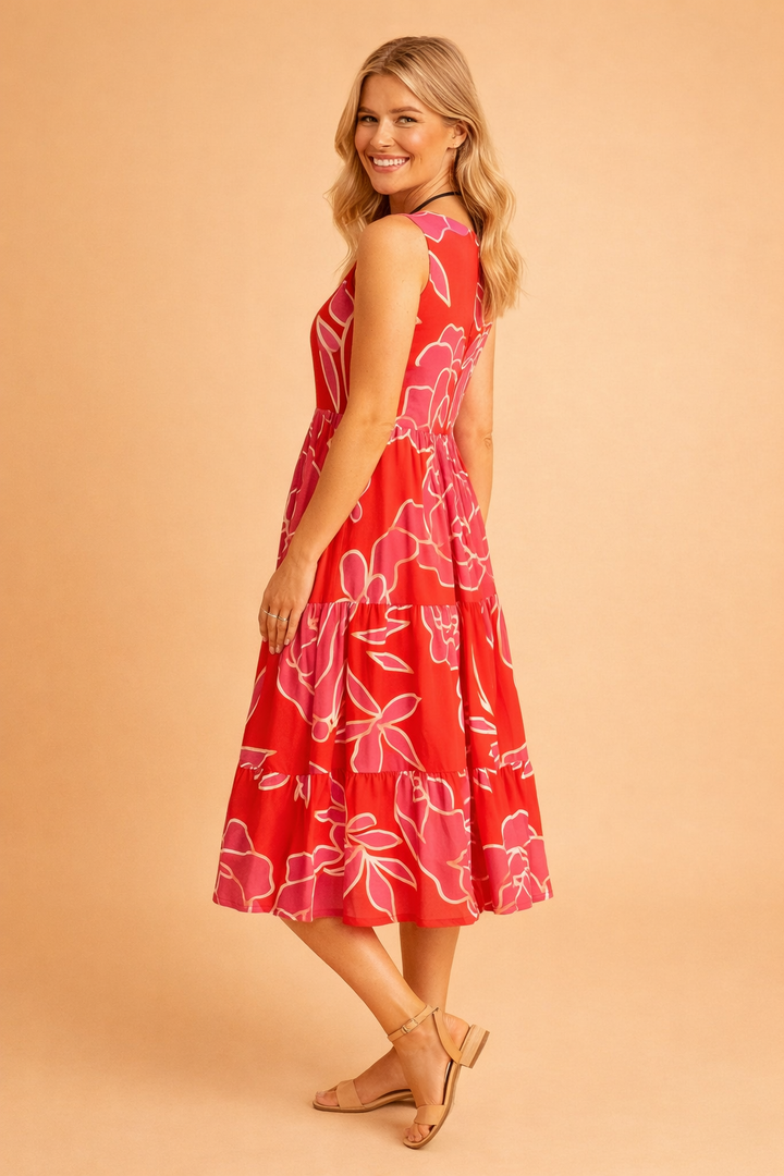 Mary | Robe fleurie élégante pour femme