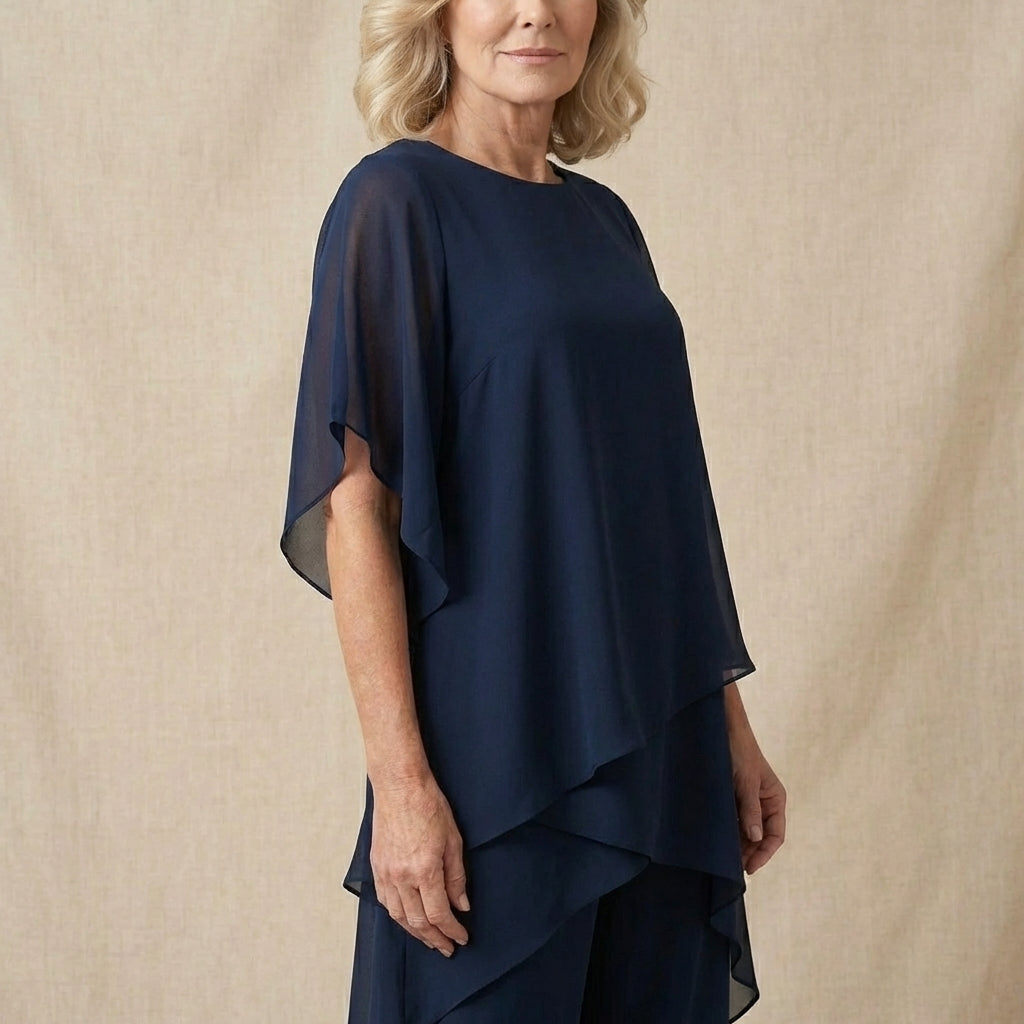 Elegant Layered Two-Piece Set for Women - Flawless Fit and Comfort, Stylish and Versatile for Any Occasion 2