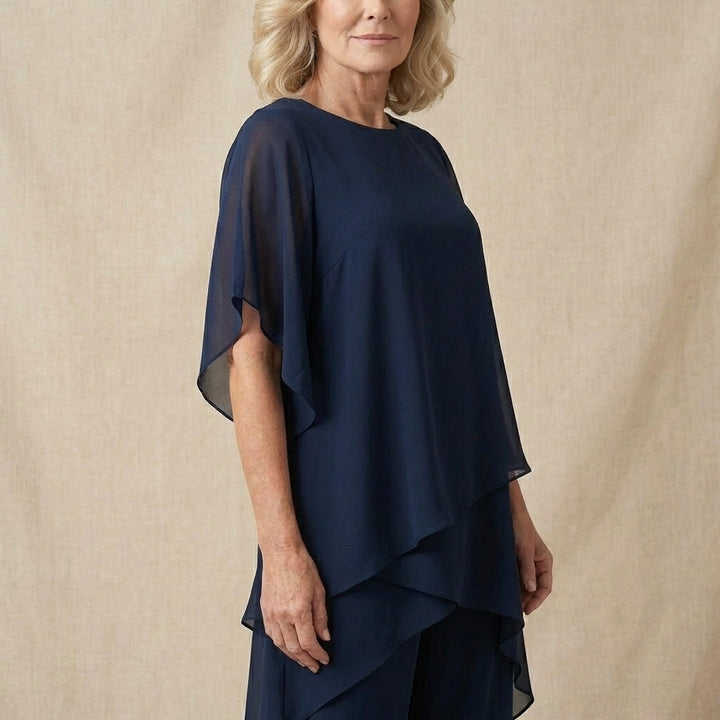 Elegant Layered Two-Piece Set for Women - Flawless Fit and Comfort, Stylish and Versatile for Any Occasion 2
