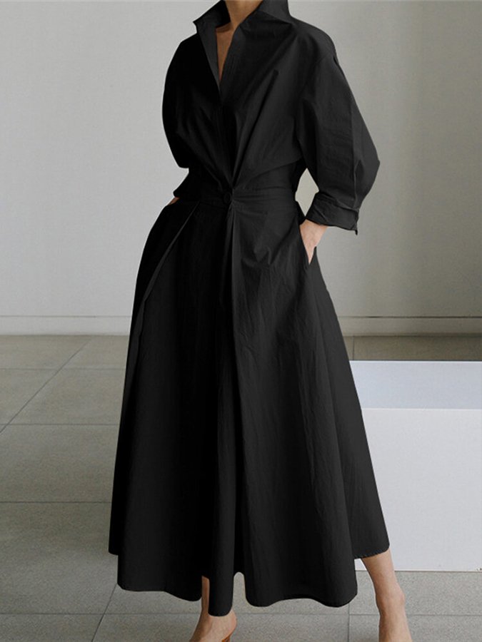 Elegant Long Women's Dress - Timeless Summer Style for Effortless Chic and Versatile Looks 3