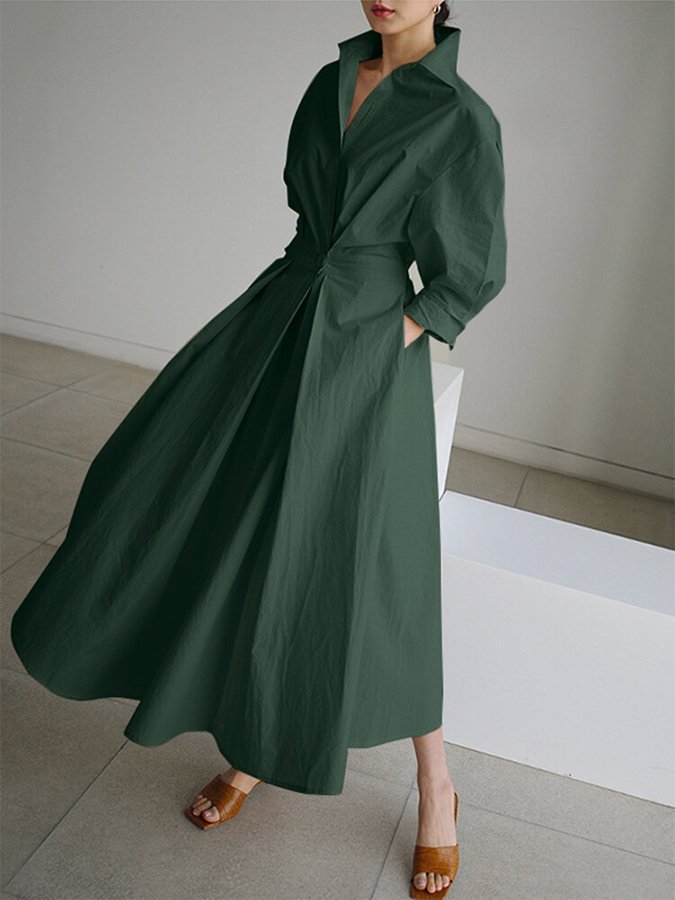 Elegant Long Women's Dress - Timeless Summer Style for Effortless Chic and Versatile Looks 7