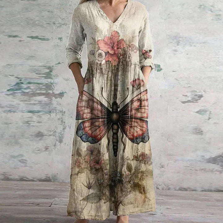 Elegant Retro Maxi Dress for Women - Vintage-Inspired Summer Dresses 2