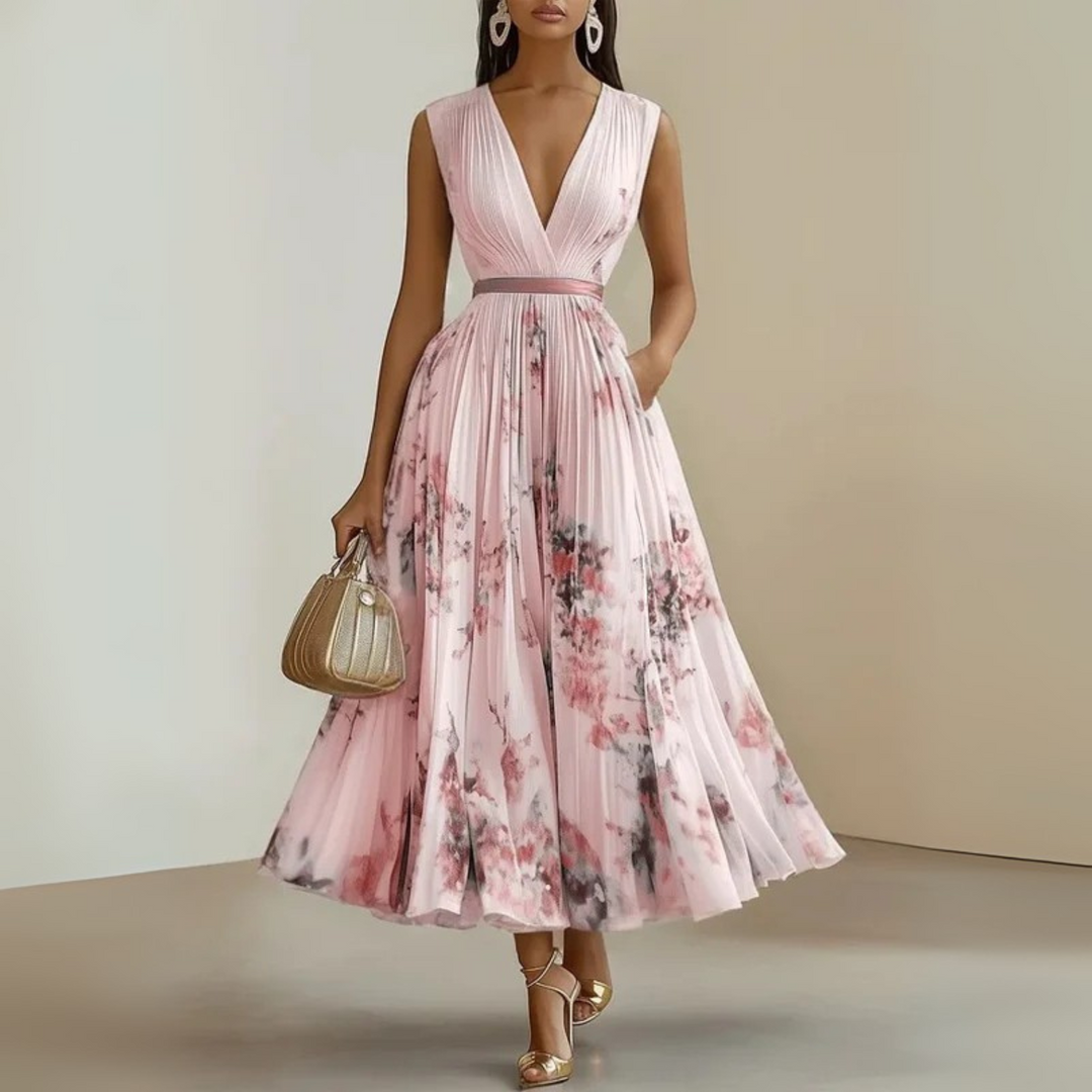 Elegant Sleeveless White Maxi Dress for Women - Flowy Summer Dress 2