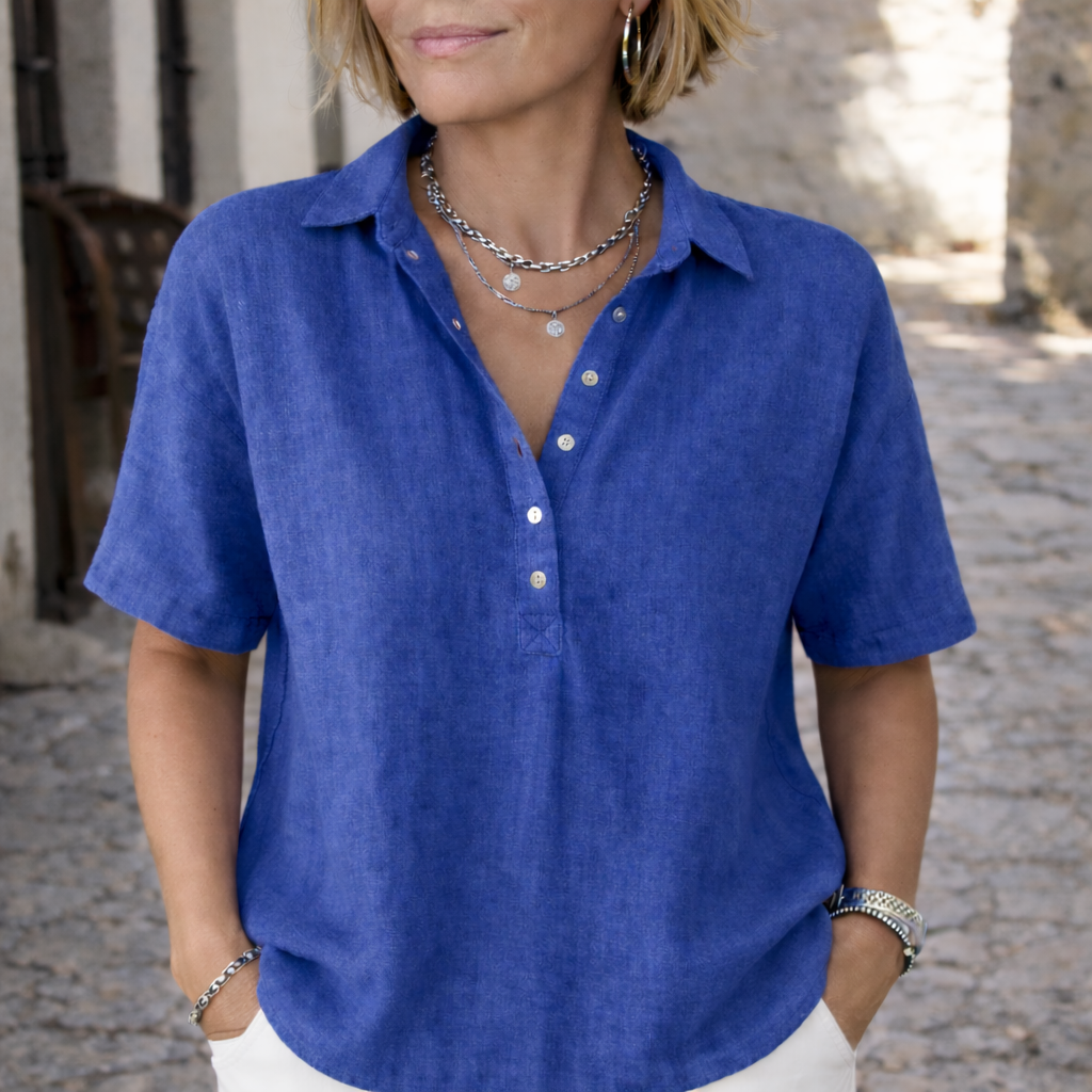 Elegant Summer Blouse for Women - Airy and Sophisticated Style 1