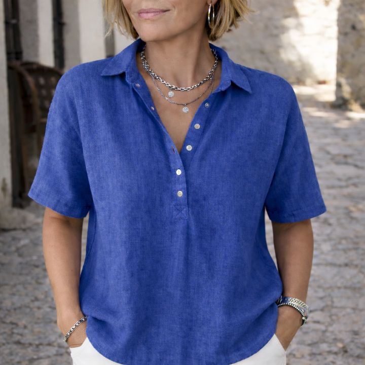 Elegant Summer Blouse for Women - Airy and Sophisticated Style 1