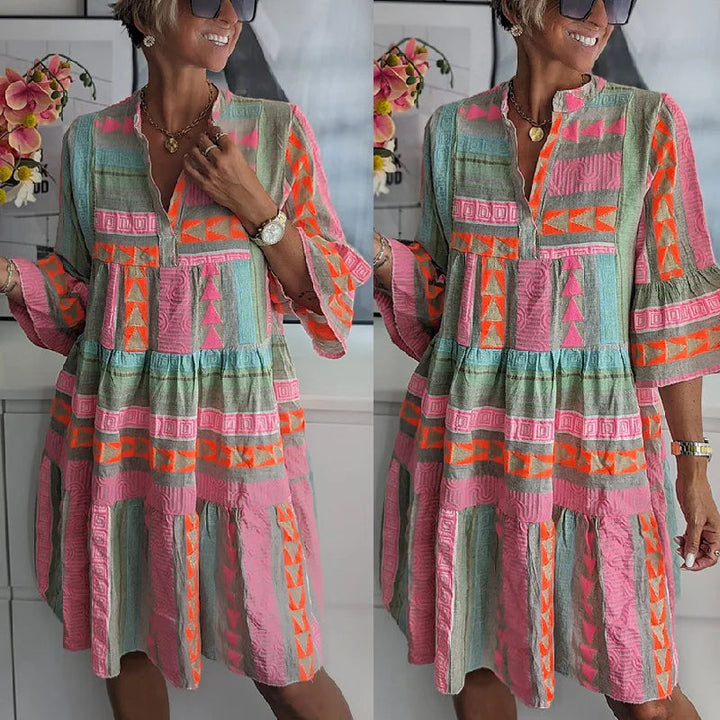 Elegant White Maxi Dress for Women - Flattering A-Line with Ruffle Details 4