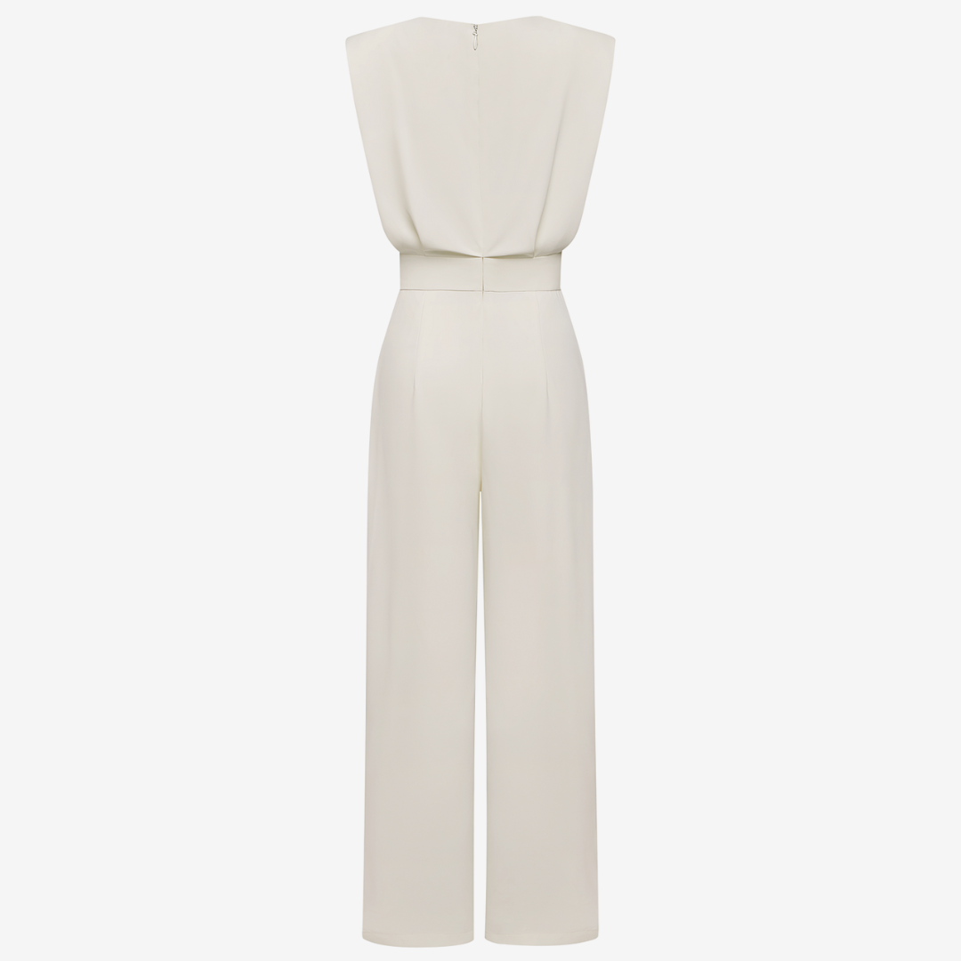Elegant Women’s Jumpsuit with Defined Waist and Wide Leg for Effortless Style 1