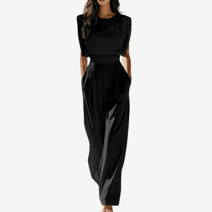 Elegant Women’s Jumpsuit with Defined Waist and Wide Leg for Effortless Style 2