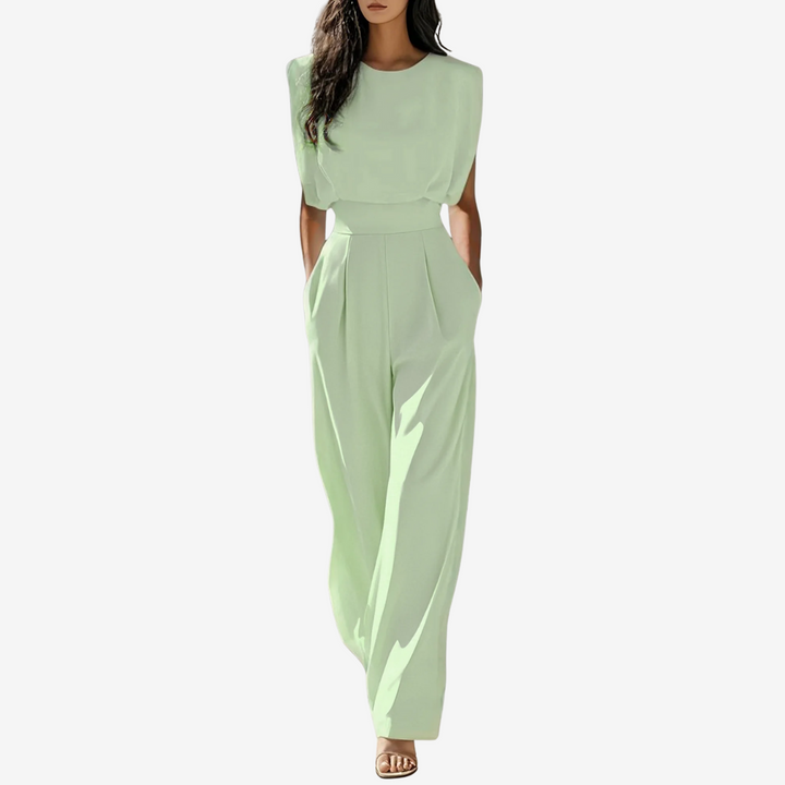 Elegant Women’s Jumpsuit with Defined Waist and Wide Leg for Effortless Style 4