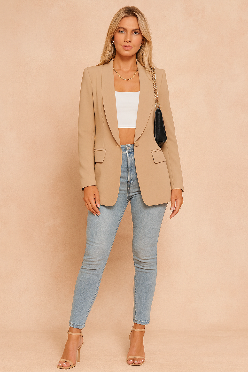 Elegant slim fit women's jacket for everyday use and work 1