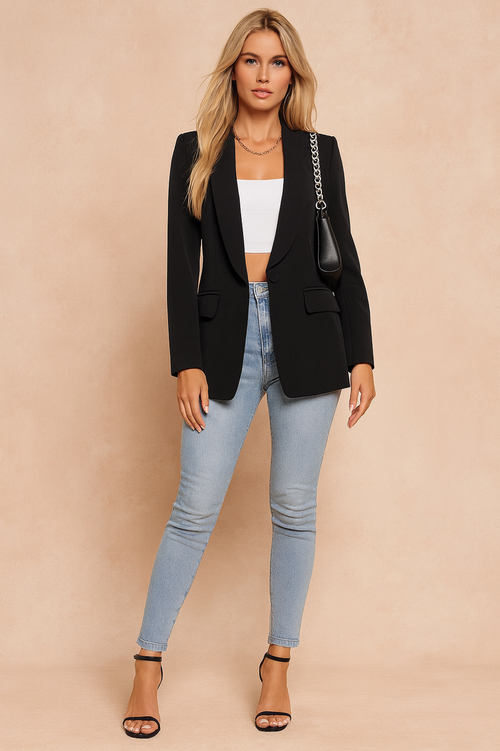 Elegant slim fit women's jacket for everyday use and work 5