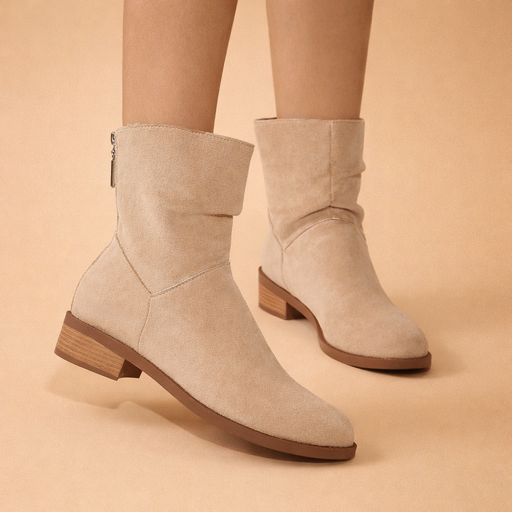 Fatima | Women’s Chic Mid-Heel Ankle Boots for Versatile Styling