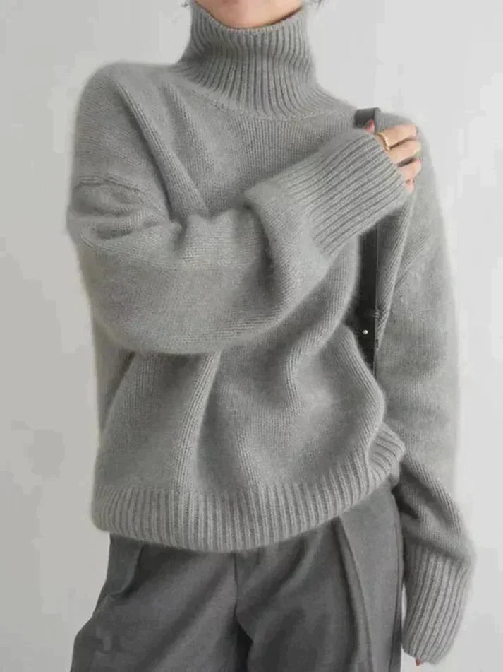 Eleganter Rollkragenpullover aus edlem Mischgewebe 1