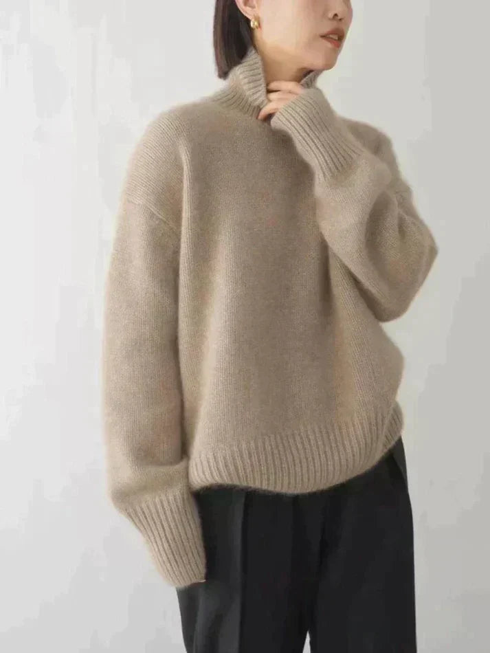 Eleganter Rollkragenpullover aus edlem Mischgewebe 2