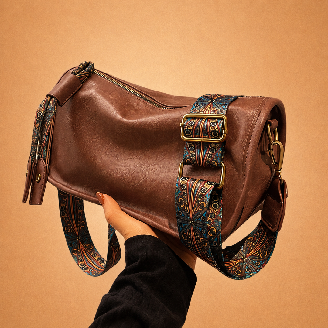 Sac à bandoulière stylé pour femmes en cuir vegan élégant
