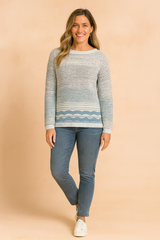 Elise | Subtle Stripes Sweater 0