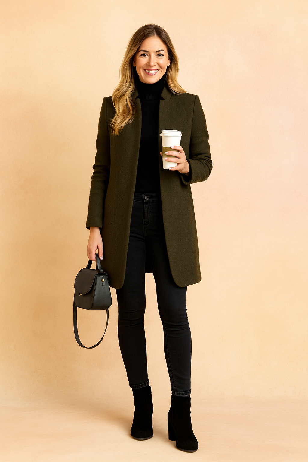 Eliza | Elegant coat with a straight cut 4