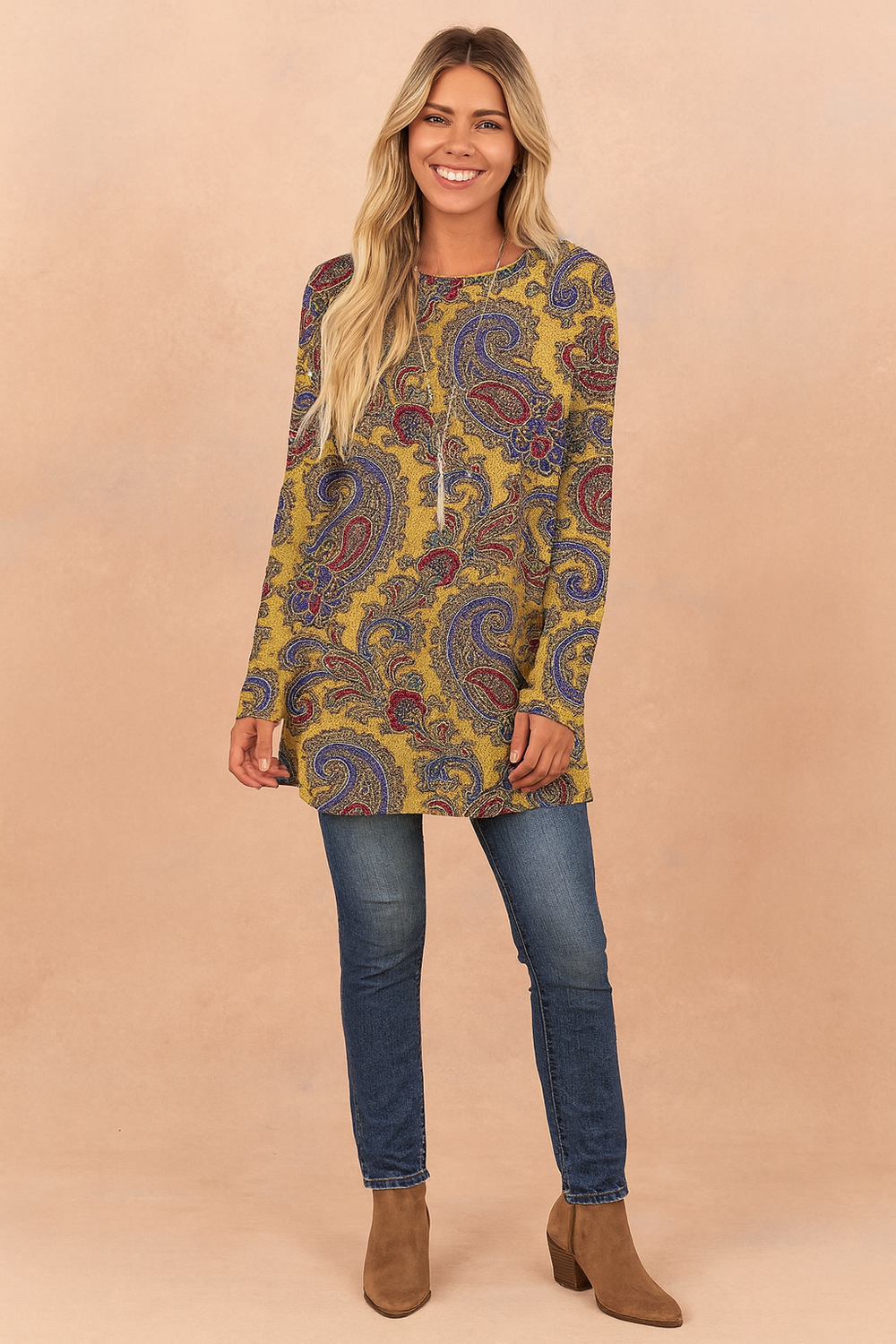 Eliza | Paisley Print Sweater 1