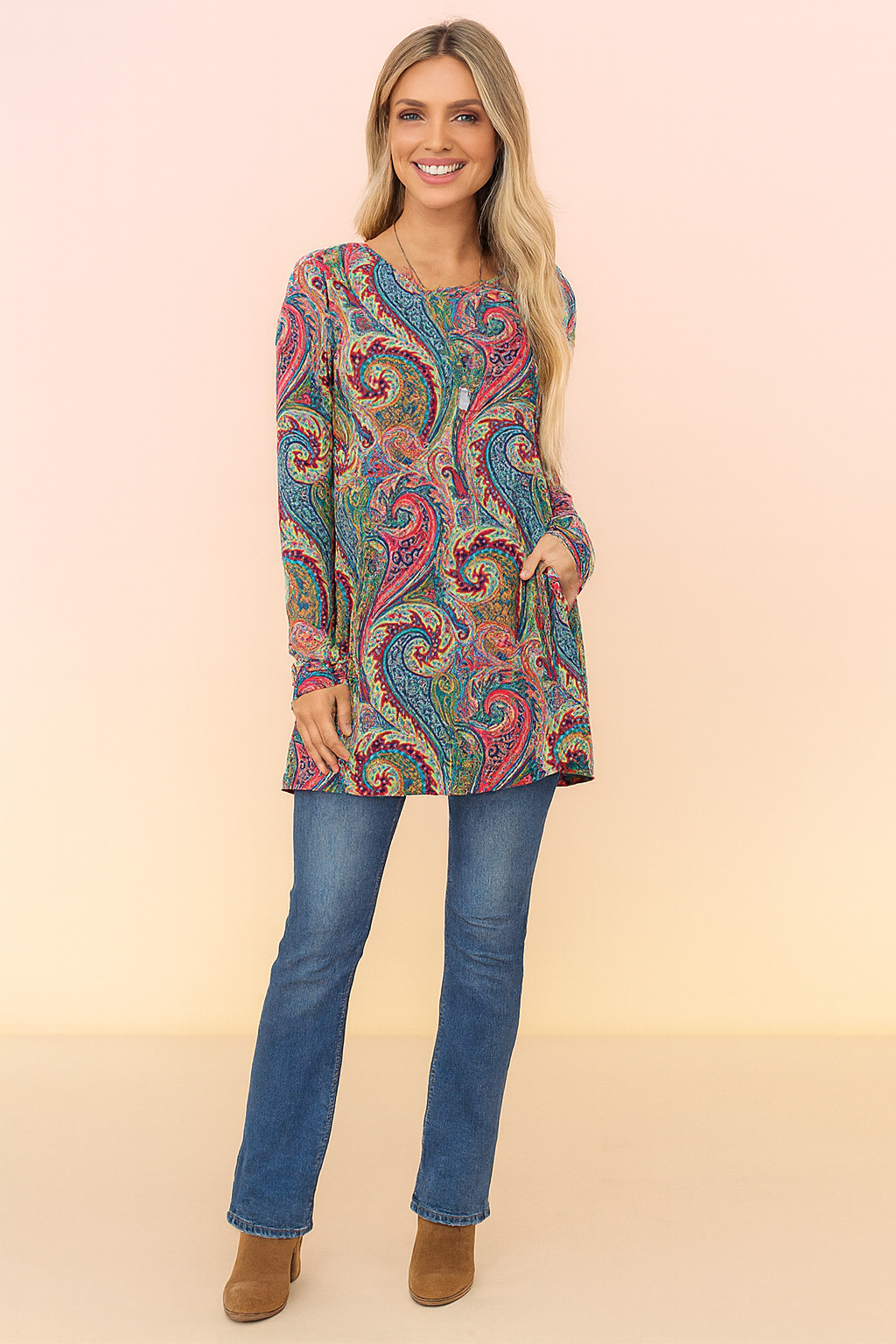 Eliza | Paisley Print Sweater 2