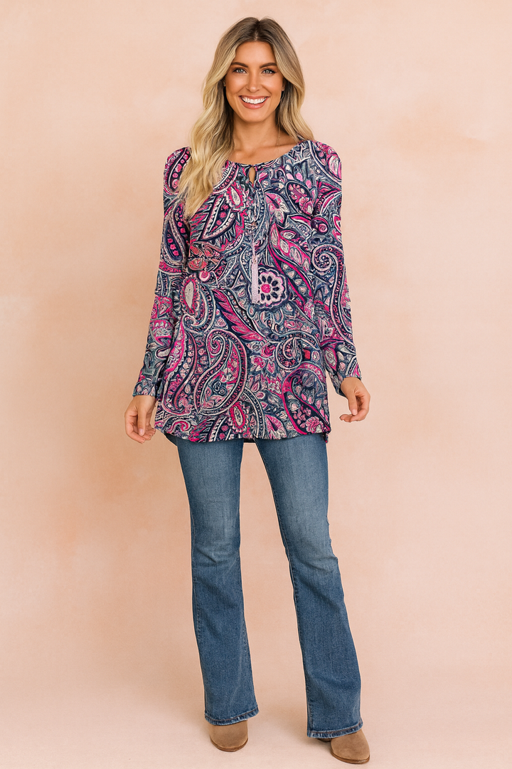 Eliza | Paisley Print Sweater 3