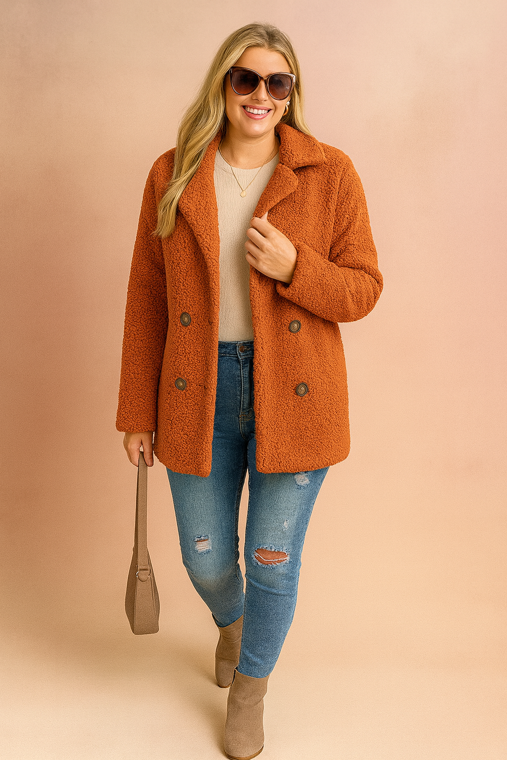 Eloria | Stylish Women's Teddy Coat 1