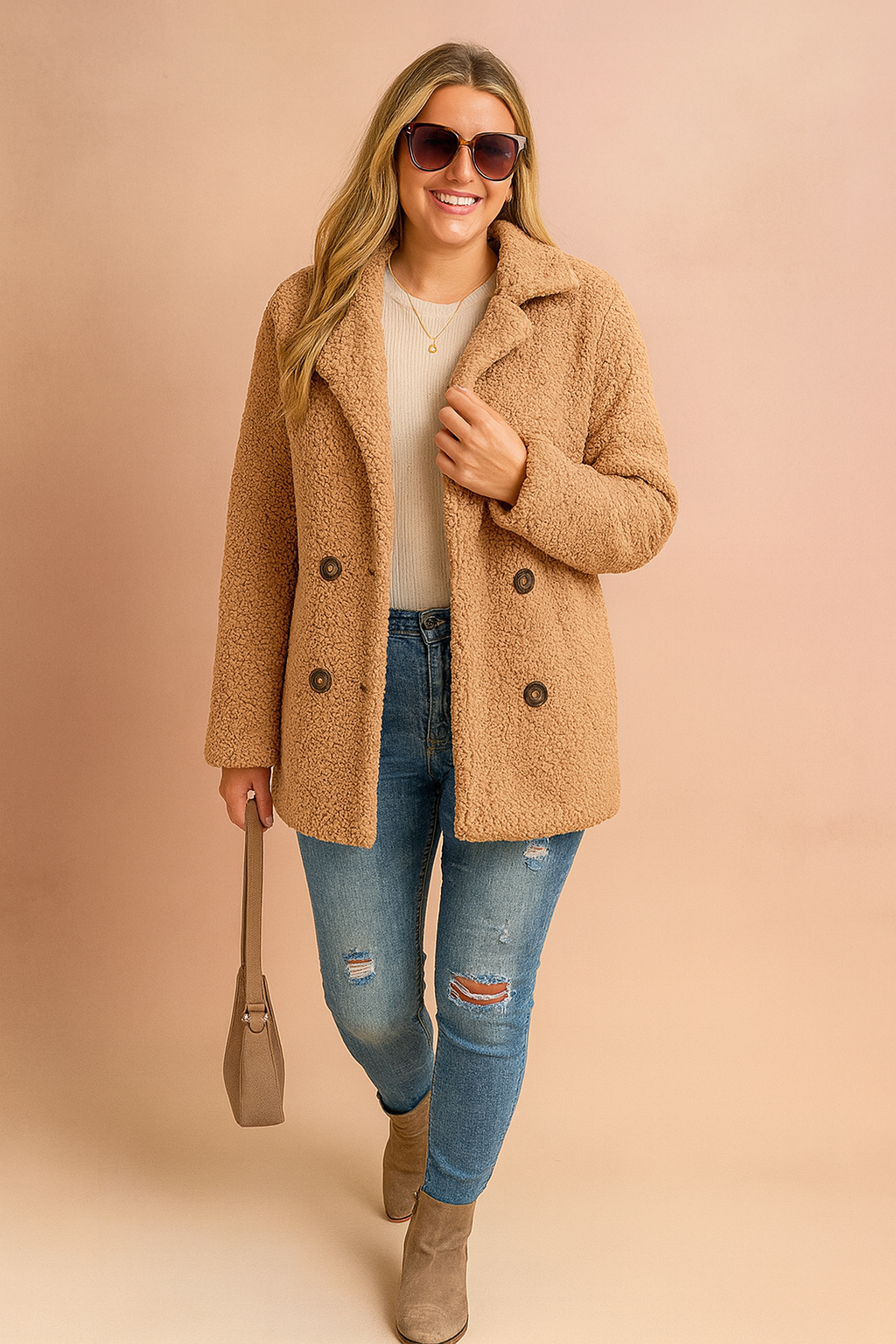 Eloria | Stylish Women's Teddy Coat 3