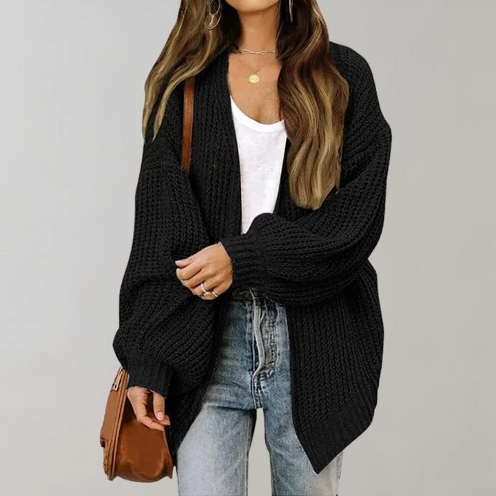 Elsa | Damen Freizeit-Strickjacke mit offener Vorderseite 0