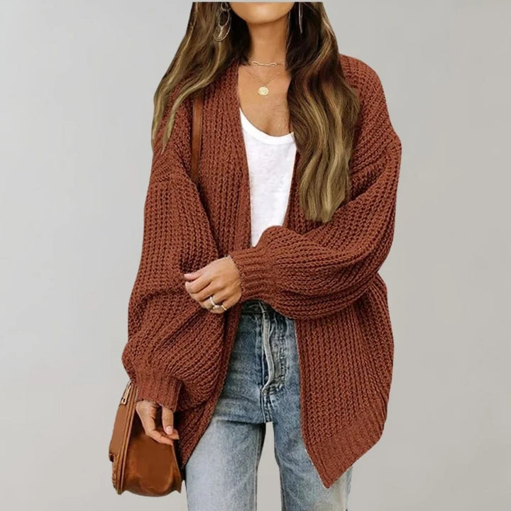 Elsa | Damen Freizeit-Strickjacke mit offener Vorderseite 1