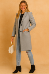 Elysiav | Elegant Long Women's Coat 0