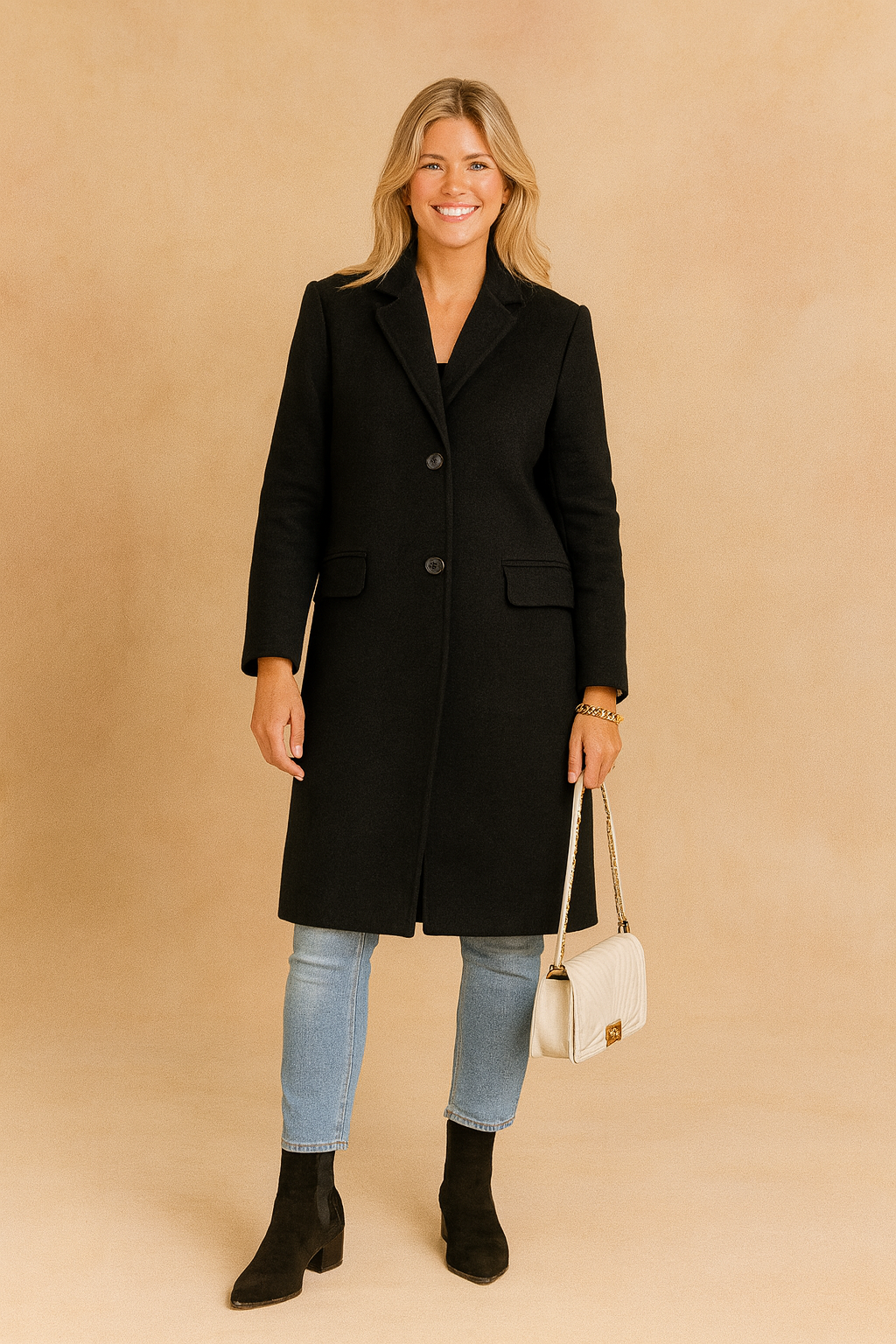 Elysiav | Elegant Long Women's Coat 1